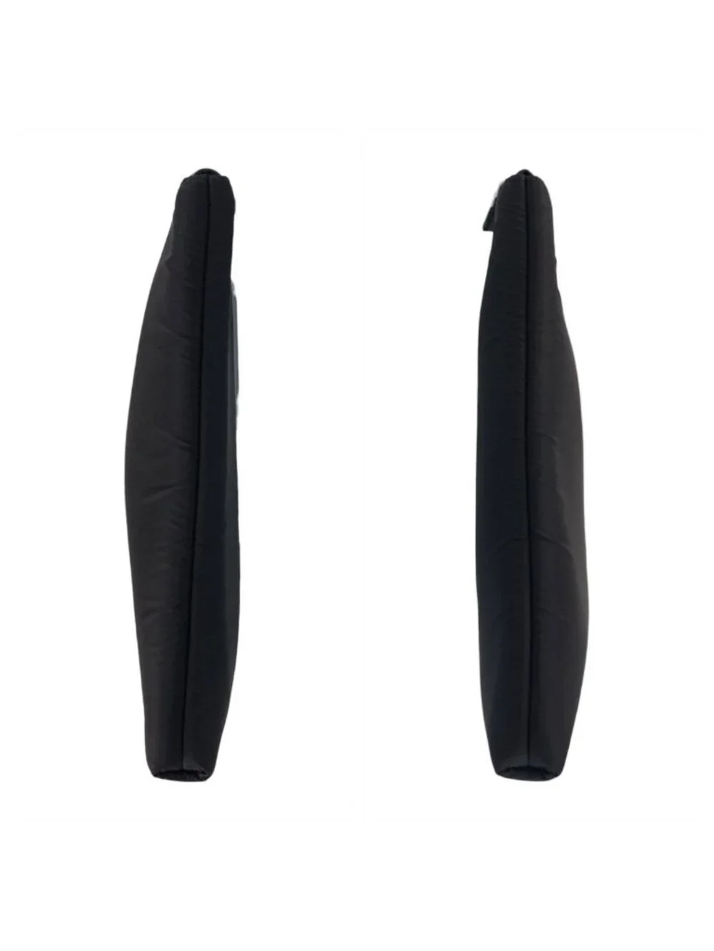 Prada Tessuto Black Silver Nylon Clutch